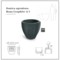 Donica ogrodowa Rona Graphite 11 l