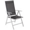 Krzesło ogrodowe aluminiowe Ibiza Basic Silver / Black
