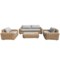 Meble ogrodowe technorattanowe Umbria Beige / Taupe Melange