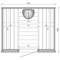 Sauna fińska Leil® Saunas Como 4-osobowa