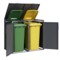 Zabudowa kosza śmietnikowego TOP BOX Basic 2 x 240 l