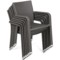 Krzesło ogrodowe technorattanowe Sumba Dark Grey