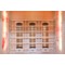 Sauna infrared Nordum Classic 2-osobowa WiFi brązowa