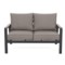 Meble ogrodowe aluminiowe Turyn Dark Grey / Beige Melange