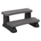 Schodki Aquess PVC Black / Grey do wanny ogrodowej z hydromasażem