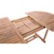 Stół ogrodowy drewniany Akacja Oval 150+50 cm