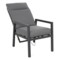 Meble ogrodowe aluminiowe Morton Dark Grey / Grey