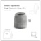 Donica ogrodowa Boge Concrete Gray 58 l