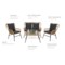 Meble ogrodowe technorattanowe Werona Beige / Grey