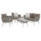 Meble ogrodowe technorattanowe Tasos Cream / Latte