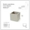 Donica ogrodowa Coro Square Sand 24 l