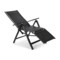Krzesło ogrodowe aluminiowe Ibiza Relax Black / Black