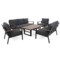 Zestaw mebli aluminiowych Turyn Dark Grey / Grey Melange