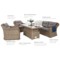 Meble ogrodowe technorattanowe Foggia Flex Beige / Beige Melange