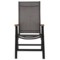 Krzesło ogrodowe aluminiowe Florencja Black / Brown