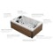 Wanna ogrodowa z hydromasażem Aquess Ellora 1201 Grey / Brown 2-osobowa