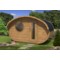 Sauna fińska zewnętrzna Hobbit Medium CLT 240 x 400 cm