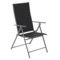 Zestaw krzeseł ogrodowych metalowych Casablanca Grey / Black