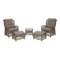 Meble ogrodowe technorattanowe Corfu Light Brown / Beige Melange