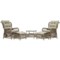 Meble ogrodowe technorattanowe Corfu Light Brown / Beige Melange