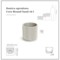 Donica ogrodowa Coro Round Sand 19 l