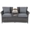 Sofa ogrodowa Milos Grey / Grey