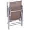 Krzesło ogrodowe aluminiowe Ibiza Basic Silver / Taupe
