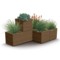 Donica ogrodowa Madera Case Eco Wood Eco Caffee 63 l