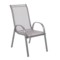 Krzesło aluminiowe ogrodowe Sevilla Alu Silver / Grey