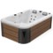 Wanna ogrodowa z hydromasażem Aquess Zenya 1201 Grey / Brown 3-osobowa