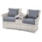 Sofa ogrodowa Milos Light Grey / Grey