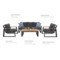 Meble ogrodowe aluminiowe Rimini Dark Grey / Grey Melange