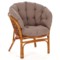 Meble ogrodowe rattanowe Bahama Orange / Cappuccino 3+1