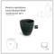 Donica ogrodowa Latia Round Midl Anthracite 56 l