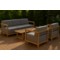 Meble ogrodowe aluminiowe Lyon Teak / Fog Grey