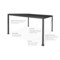 Pergola ogrodowa aluminiowa Bermeo 900 x 300 cm