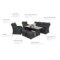 Meble ogrodowe technorattanowe Bergamo Grey / Grey Melange