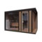 Sauna fińska zewnętrzna TerModula z mini szatnią 373 x 210 cm