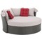 Sofa ogrodowa z baldachimem Sydney Maxi Grey / Light Grey