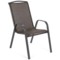 Krzesło ogrodowe metalowe Atlanta Grey / Brown