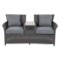 Sofa ogrodowa Milos Grey / Grey