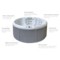 Wanna ogrodowa z hydromasażem Aquess Recharge 3101 7-osobowa Sterling White / Light Grey