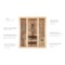 Sauna combi SW4 Natural