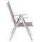 Krzesło ogrodowe aluminiowe Ibiza Silver / Taupe II. gatunek