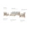 Meble ogrodowe technorattanowe Sycylia Beige / Beige