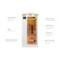 Sauna infrared DH1S White z panelami solnymi