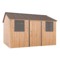 Domek narzędziowy Stavanger 360 x 313 cm Brown