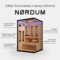 Sauna infrared Nordum Solea 1-osobowa Smart brązowa II. gatunek