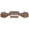 Meble ogrodowe technorattanowe Umbria Beige / Taupe Melange