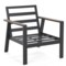 Zestaw mebli aluminiowych Turyn Dark Grey / Grey Melange
